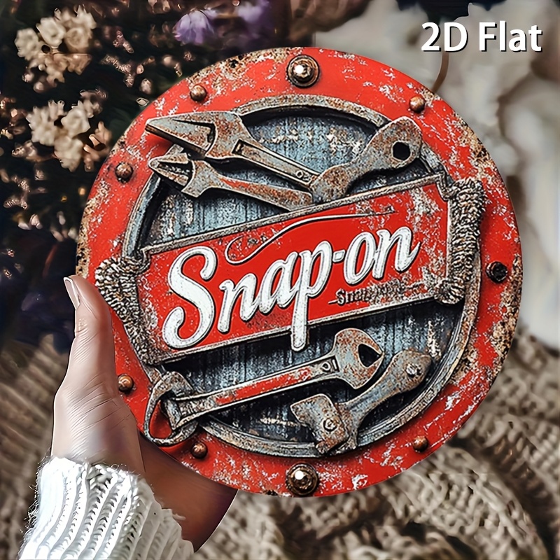 Vintage Collectible Plates - 2D Plat 1pc Vintage Metalen Bord