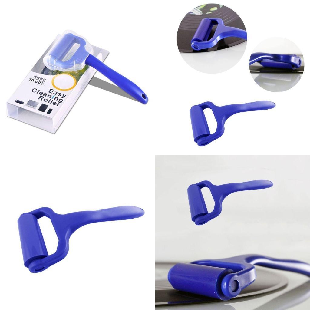 Vinyl Record Cleaner - Herbruikbare vinylplatenreiniger Antistatische siliconen reinigingsrol voor