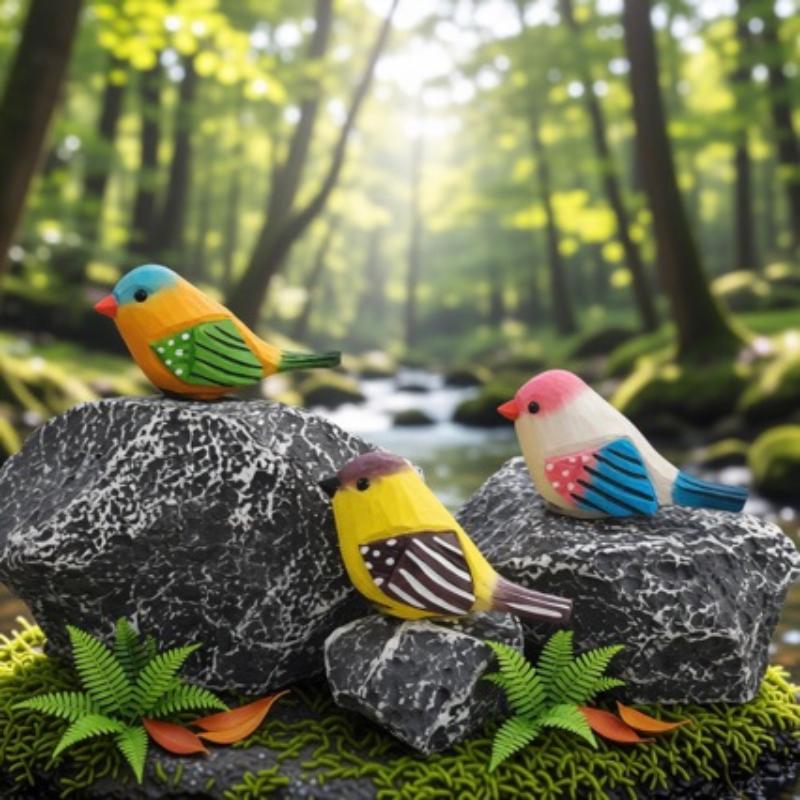 Kawaii handgesneden houten vog - Vintage Collectibles Store recensie en prijs