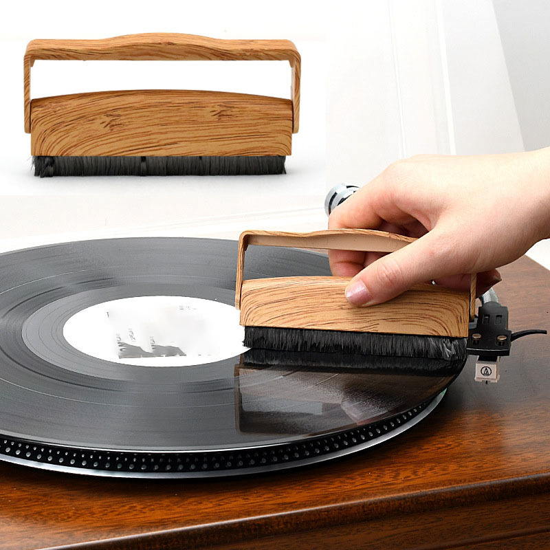 Houten handvat Antistatische v - Vinyl Record Cleaner recensie en prijs