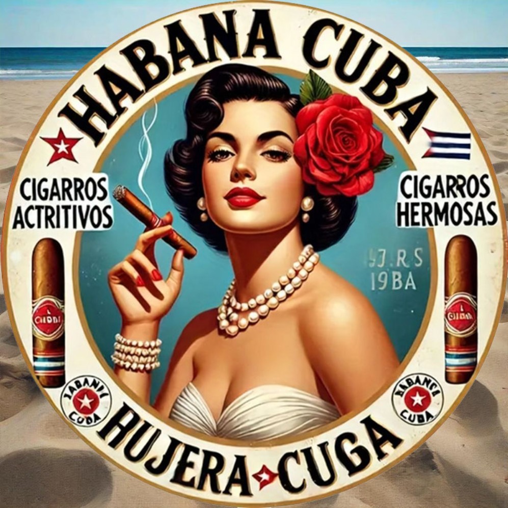 Vintage Havana Style Cigar Gir - Vintage Collectible Plates recensie en prijs