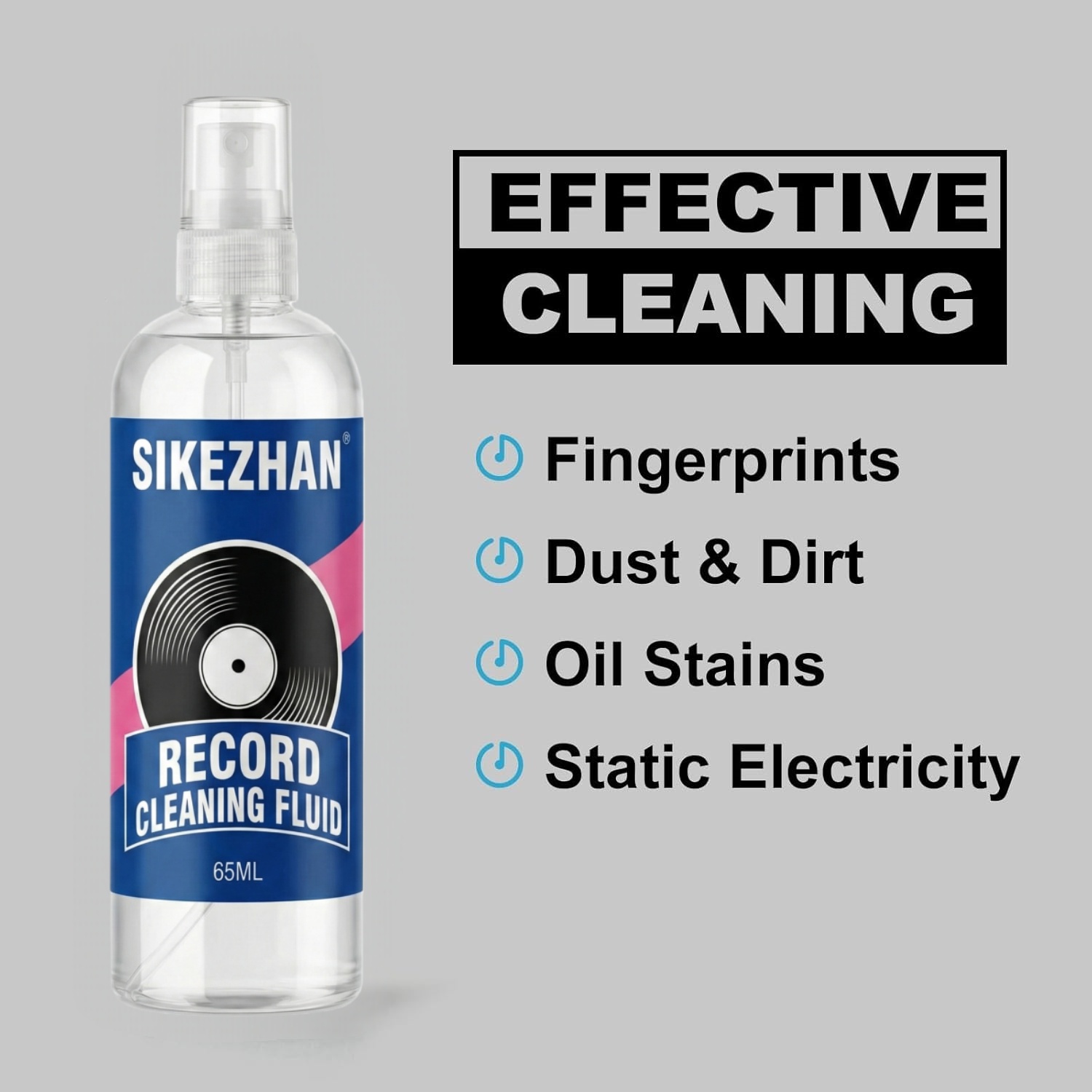 Platenreinigingsset met 65 ml  - Vinyl Record Cleaner recensie en prijs