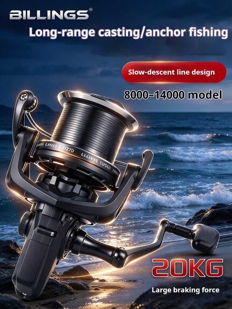BILLINGS Spinning Visserijmole - Developing Tank Reel recensie en prijs
